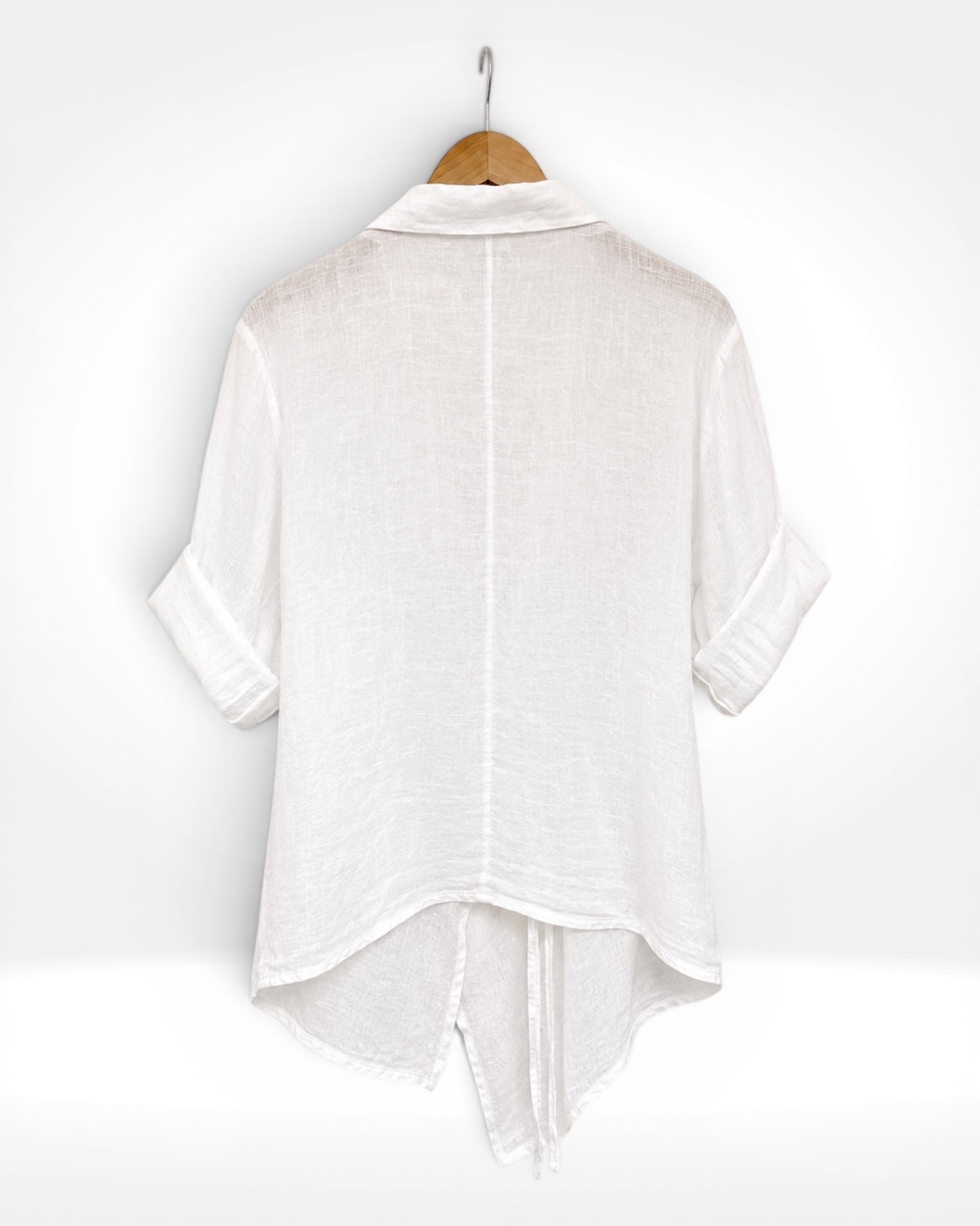 Linen Wrap Top