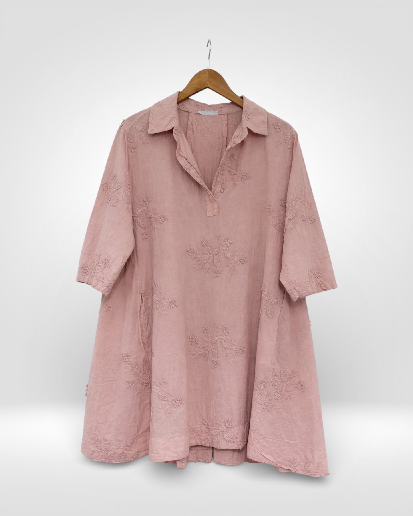 Embroidered Cotton Easy Tunic