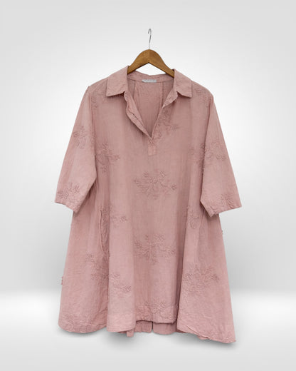 Embroidered Cotton Easy Tunic