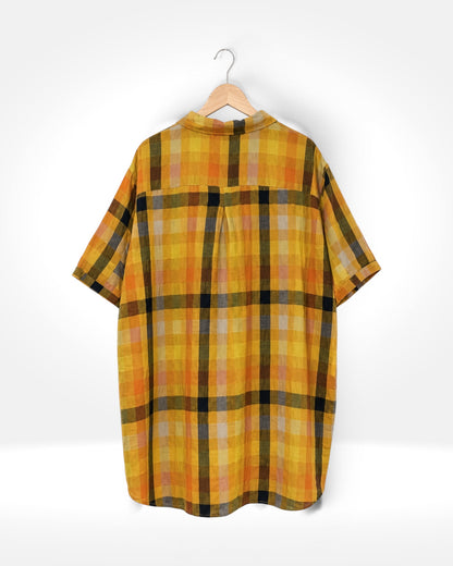 Golden Check Shirt (Bella Blue)