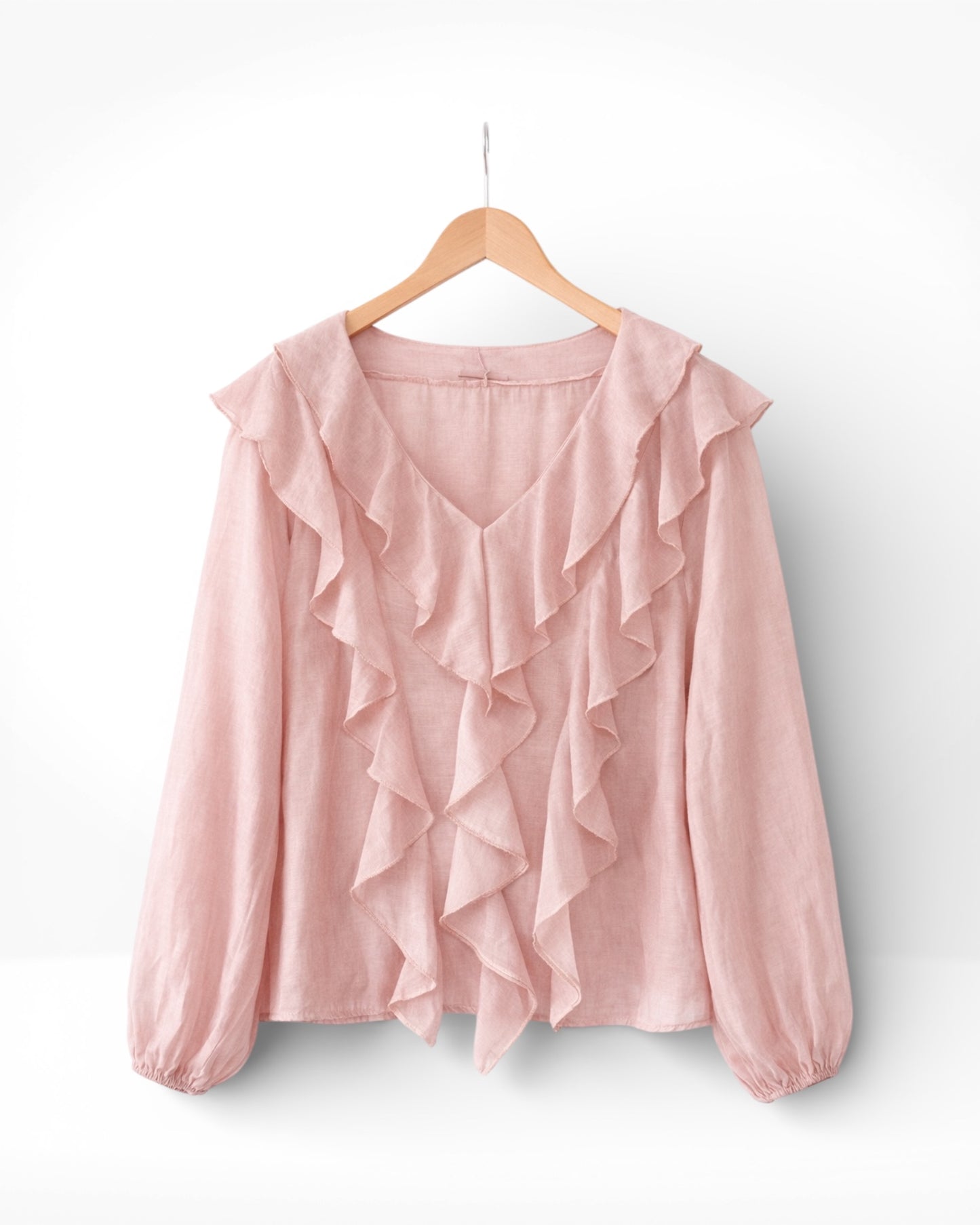 The Cascade Ruffle Blouse
