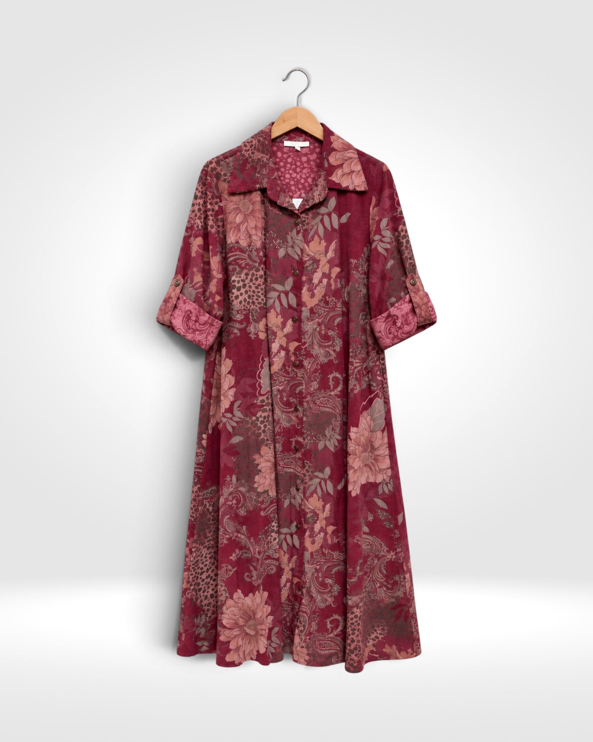 The Verona Cord Shirt Dress