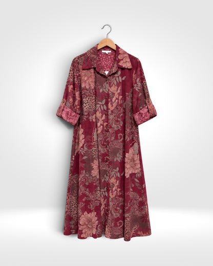 The Verona Cord Shirt Dress