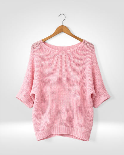 Shimmer Sequin Knit Top