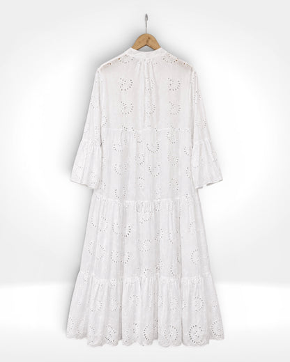 The Positano Broderie Maxi Dress