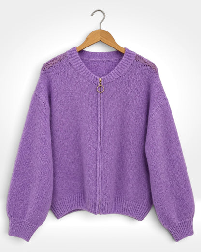 The Mohair Relaxed Knit Cardigan