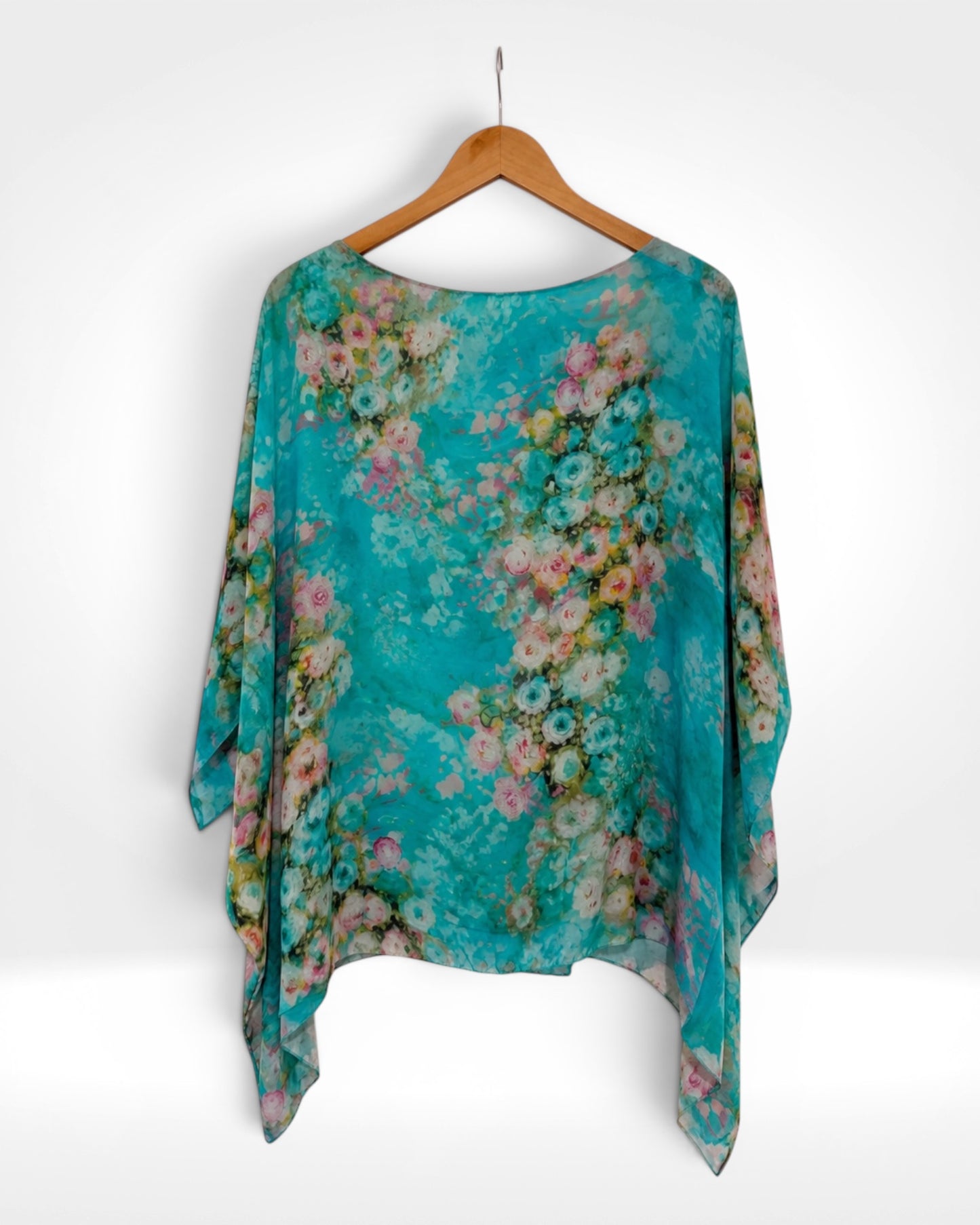 Silk Garden Batwing Short Top