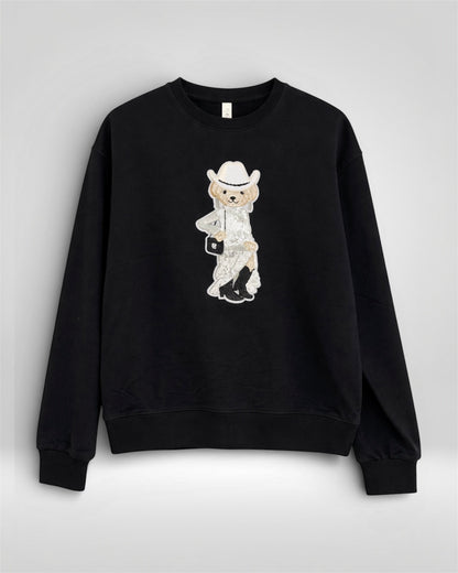 Disco Cowgirl Bear Sweatshirt 🐻
