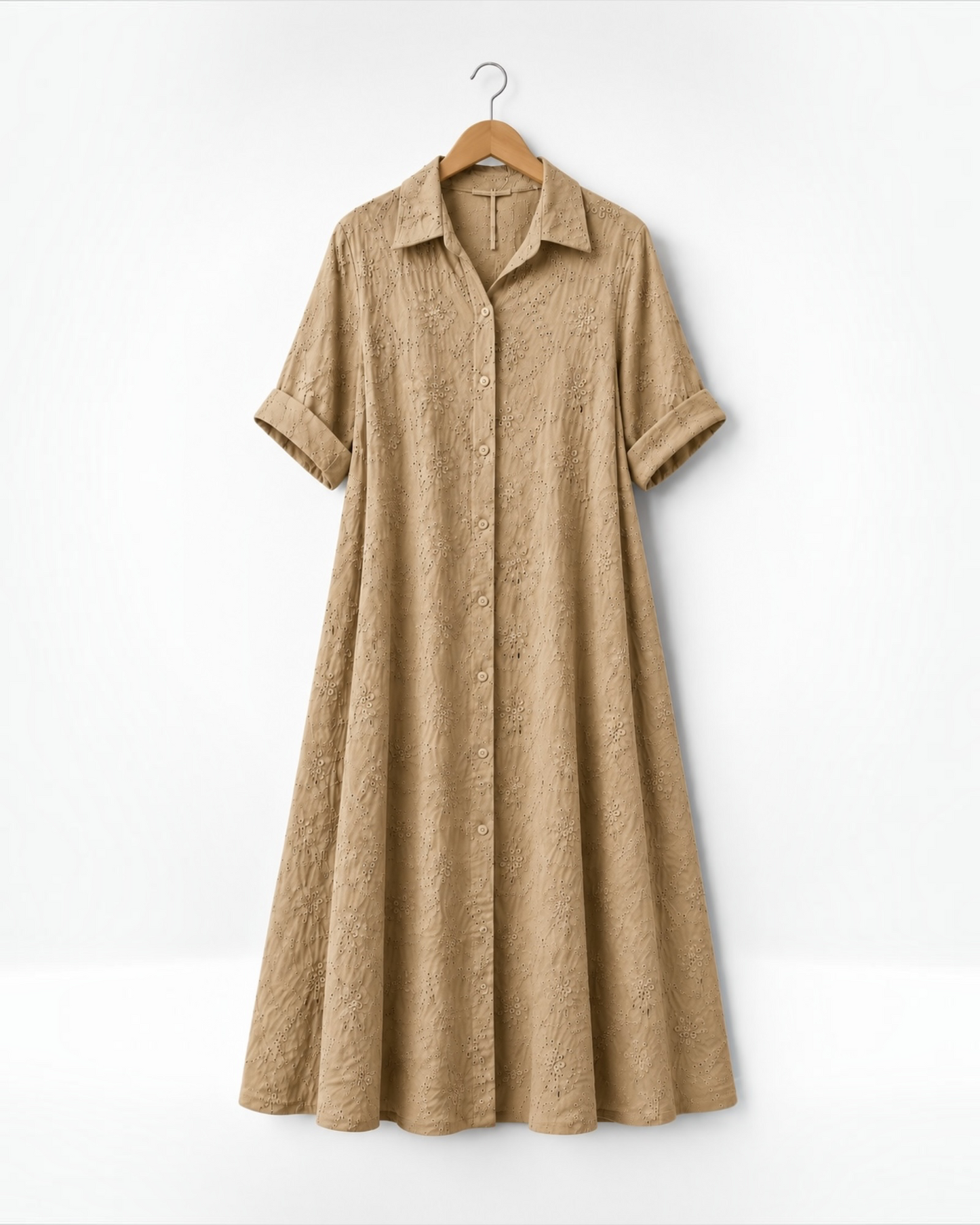 Sorrento Broderie Shirt Dress