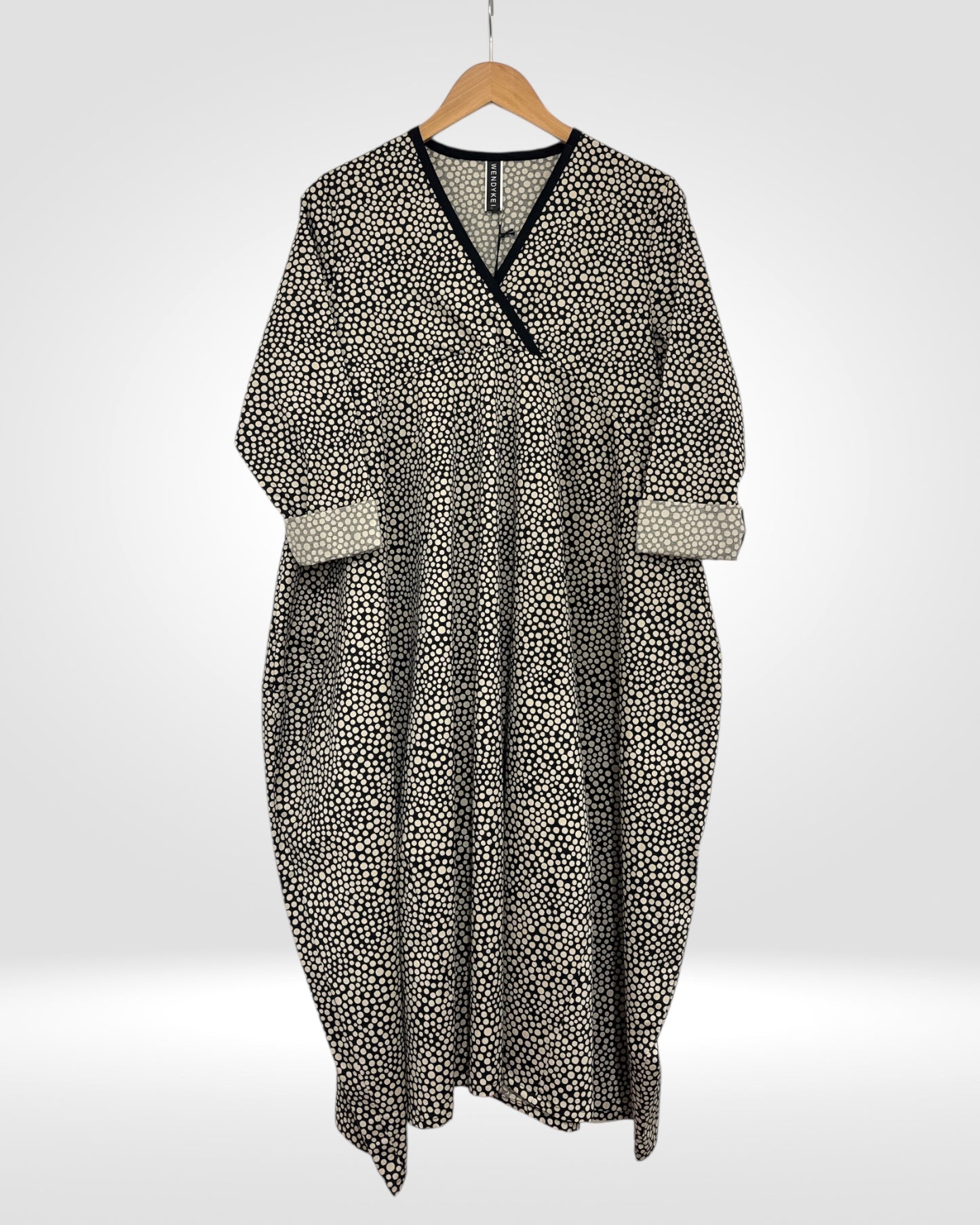 Evelyn Polka Dot Midi Dress