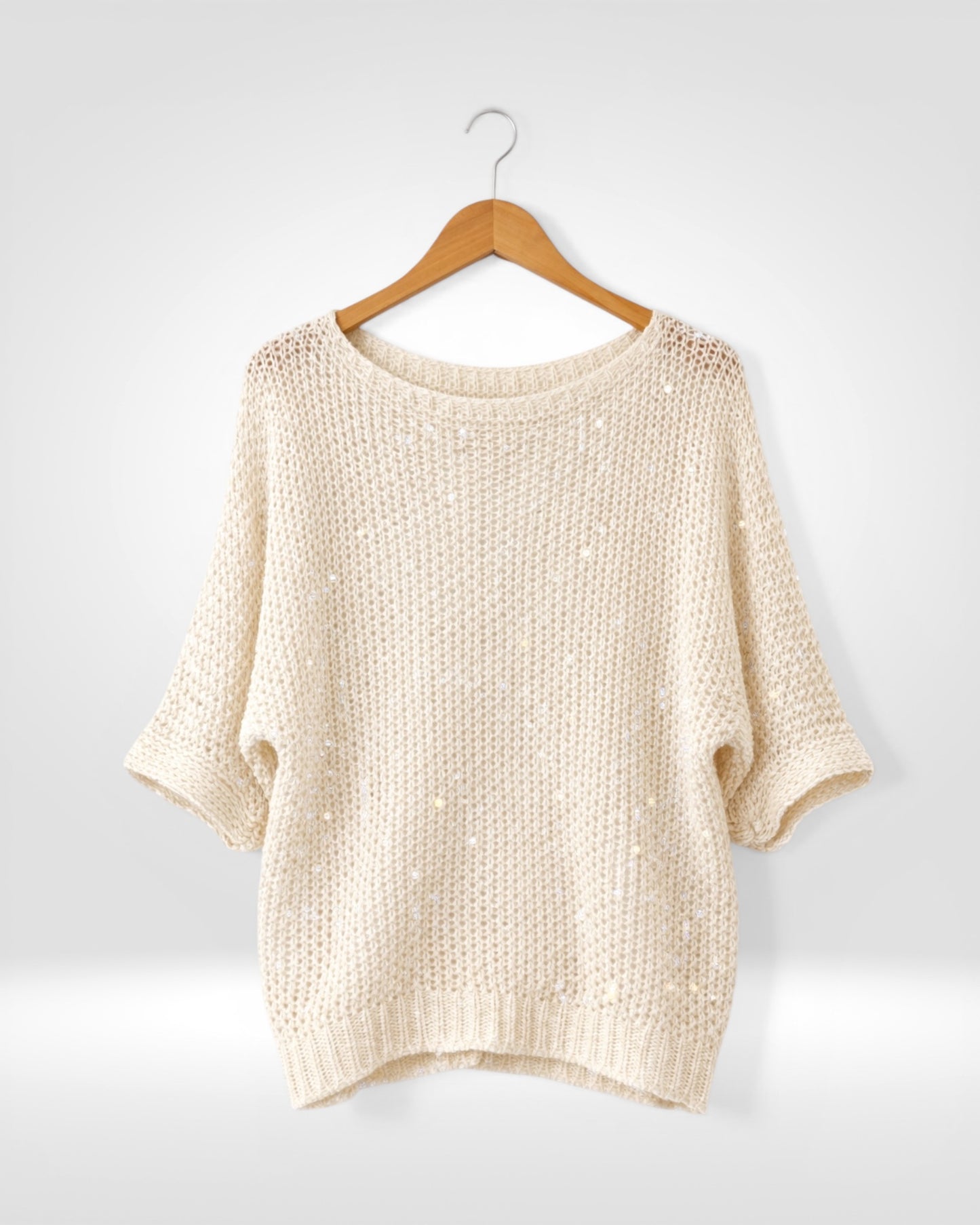 Shimmer Sequin Knit Top
