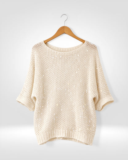 Shimmer Sequin Knit Top