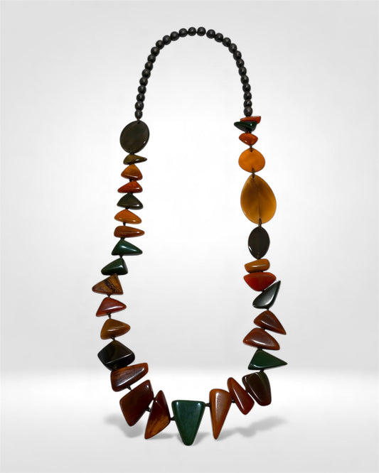 Earthfire Tribal Chunk Necklace