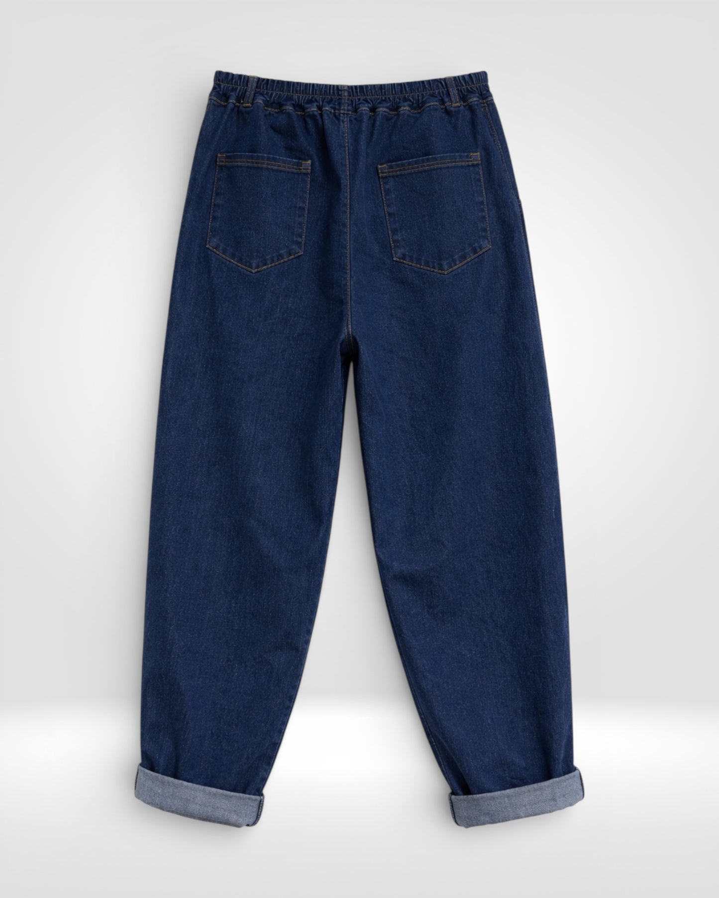 Everyday Barrel-Leg Denim Trousers
