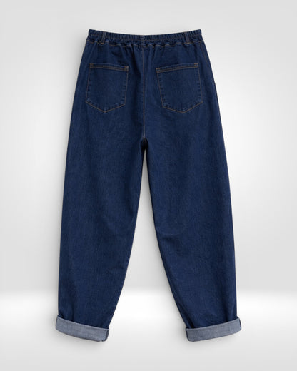 Everyday Barrel-Leg Denim Trousers