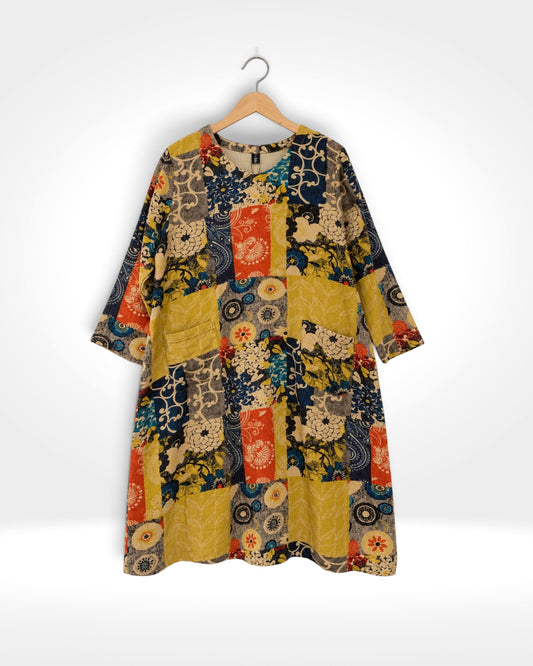 Marrakesh Mosaic Dress (Bella Blue)