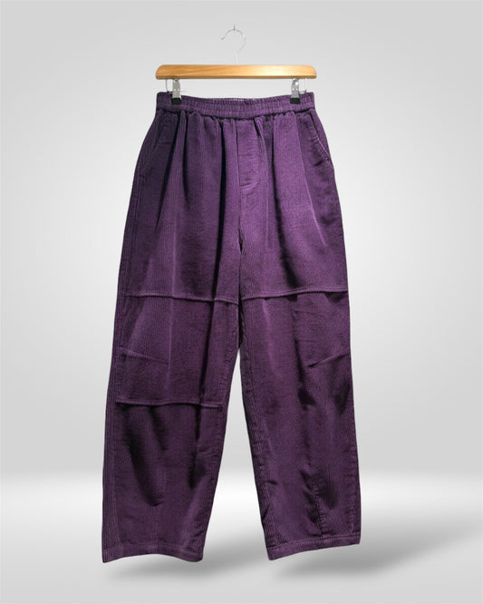 Amethyst Corduroy Relaxed Pants (Bella Blue)