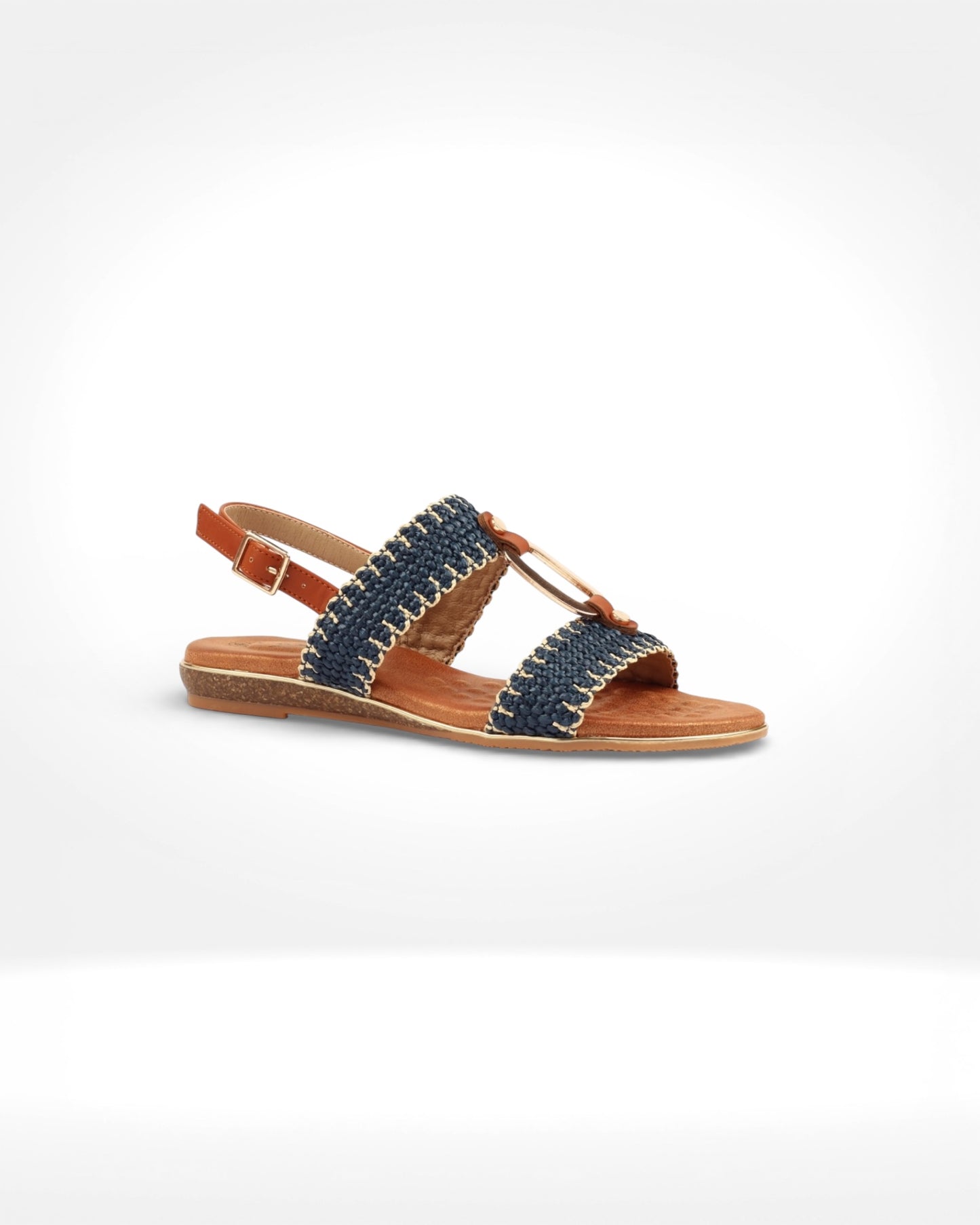 Jules Navy Sandal
