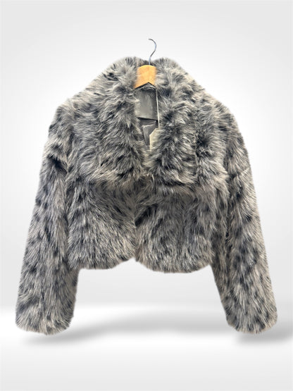 Luxe Faux Fur Cropped Jacket
