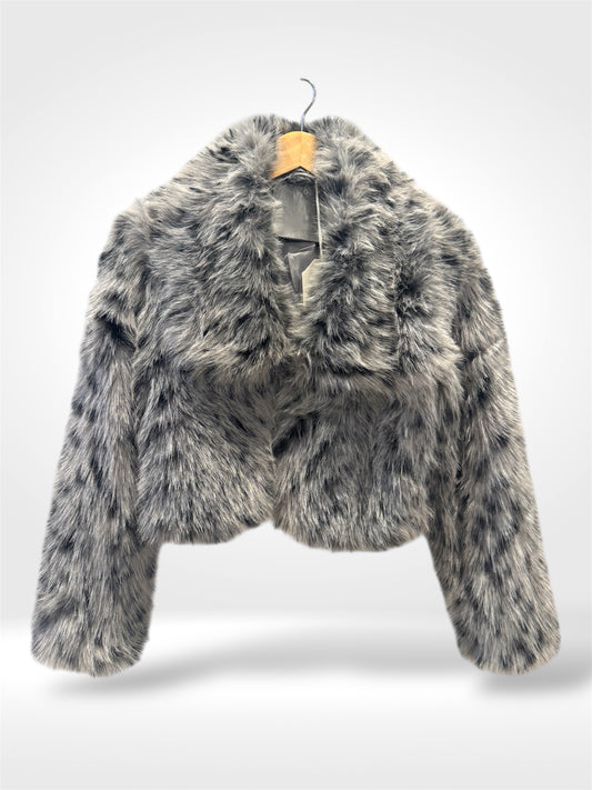 Luxe Faux Fur Cropped Jacket