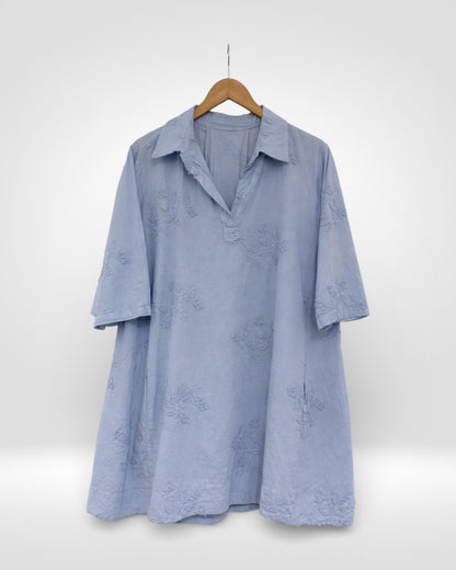 Embroidered Cotton Easy Tunic