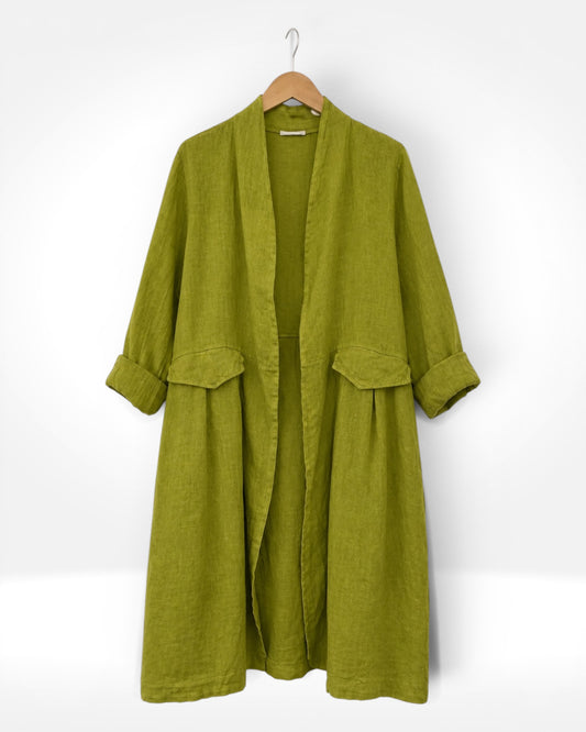 Willow Linen Duster Coat
