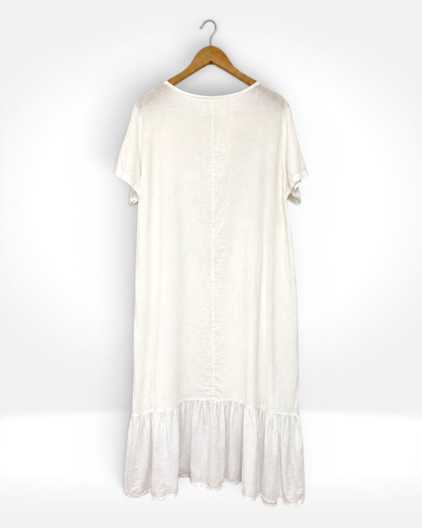 Sienna Button Linen Dress