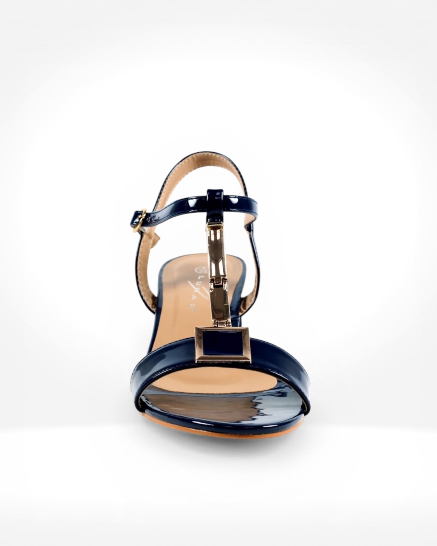Blaze Navy Patent Sandal