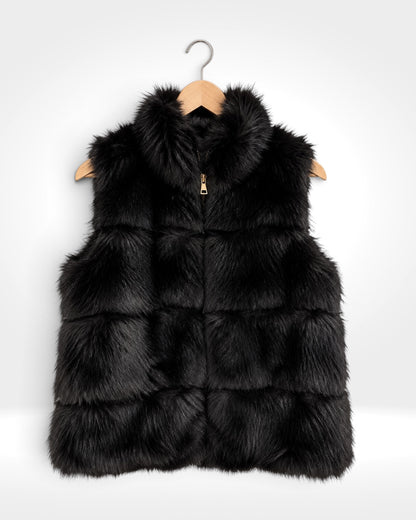 Luxe Faux Fur Panelled Gilet