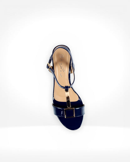 Blaze Navy Patent Sandal