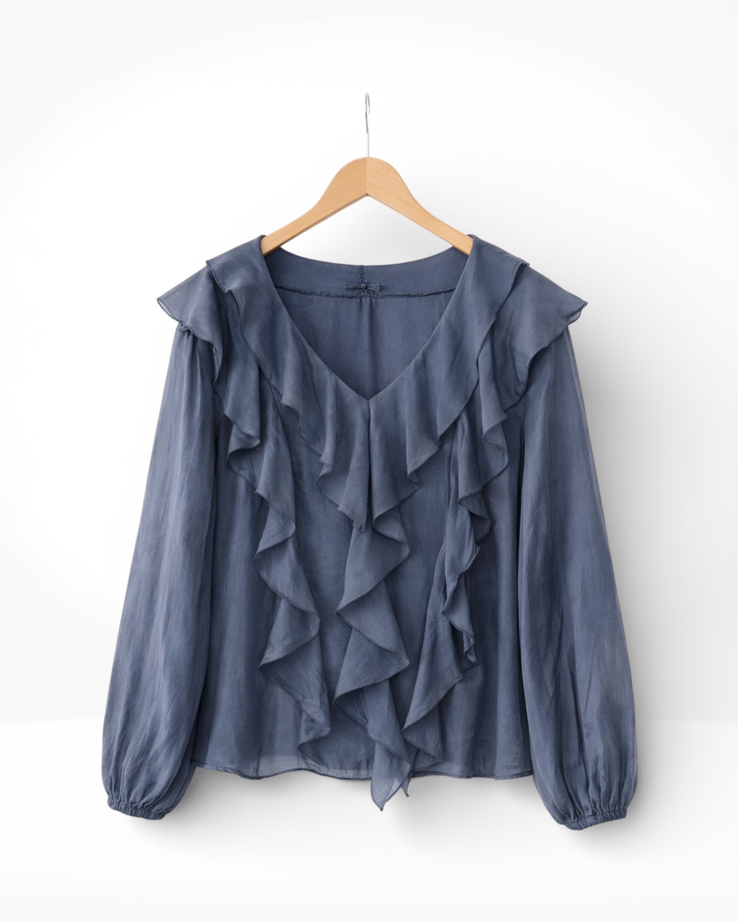 The Cascade Ruffle Blouse
