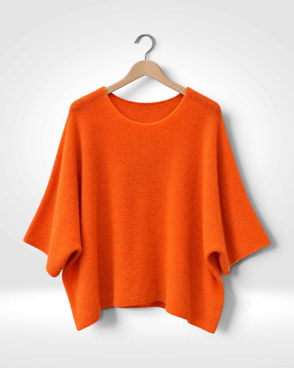 Relaxed Batwing Knit Top