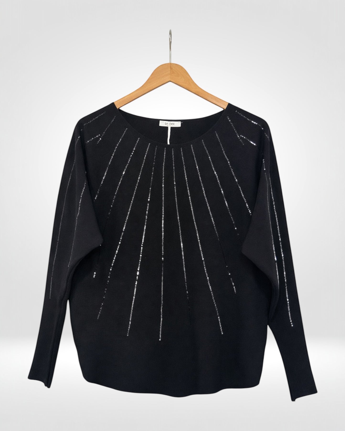 Radiant Sequin Knit Sweater