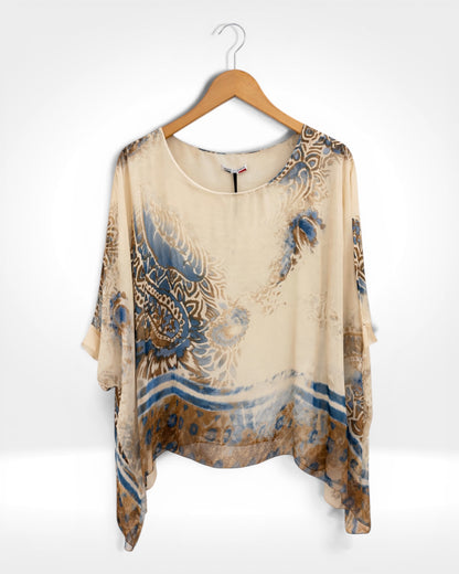 Paisley Silk Top