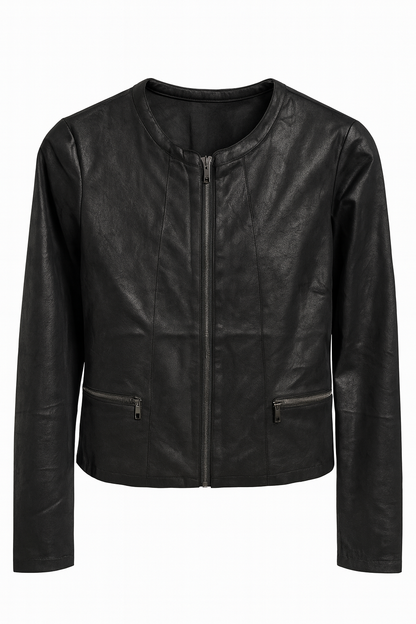 Soft Faux Leather Jacket