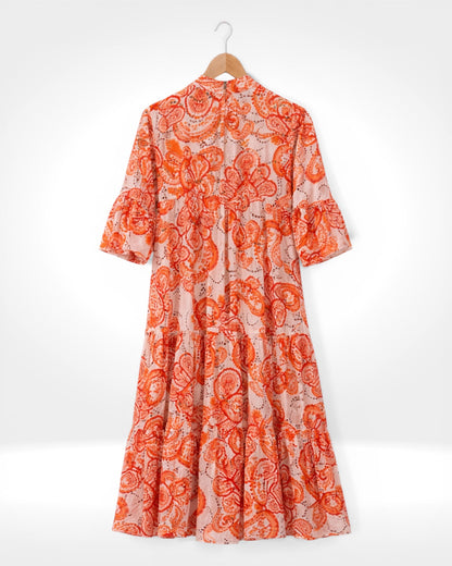 Embroidered Anglaise Tiered Dress