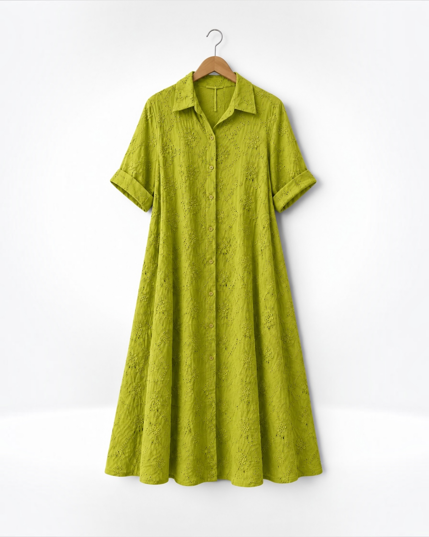 Sorrento Broderie Shirt Dress