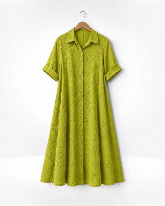 Sorrento Broderie Shirt Dress