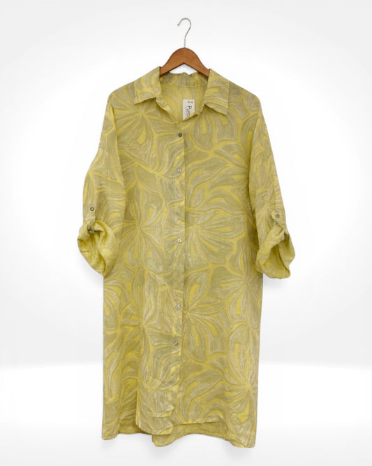 Wild Bloom Linen Shirt