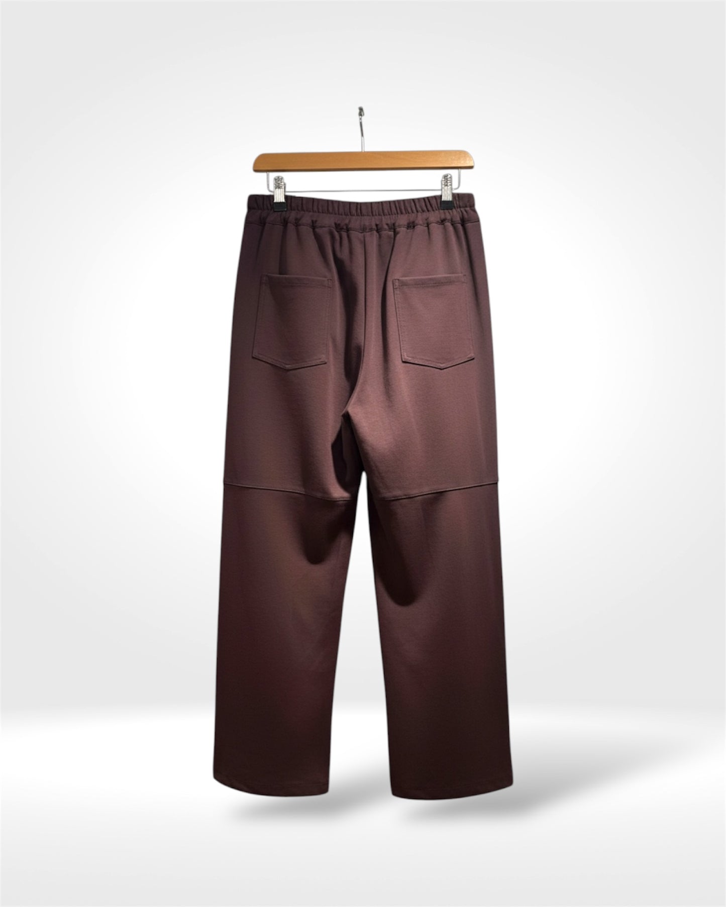 Split-Panel Wide-Leg Trousers