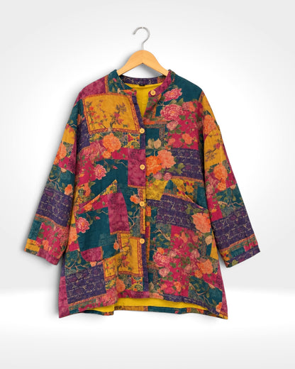 Jewel Garden Shirt Jacket (Bella Blue)