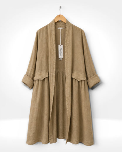 Willow Linen Duster Coat