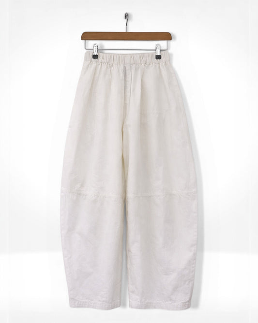 Willow Barrel Cotton Trousers (Bella Blue)