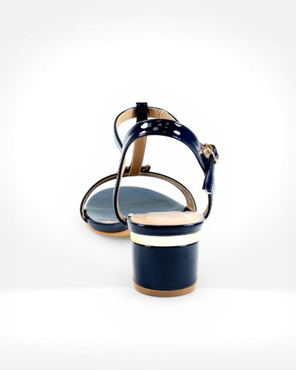 Blaze Navy Patent Sandal