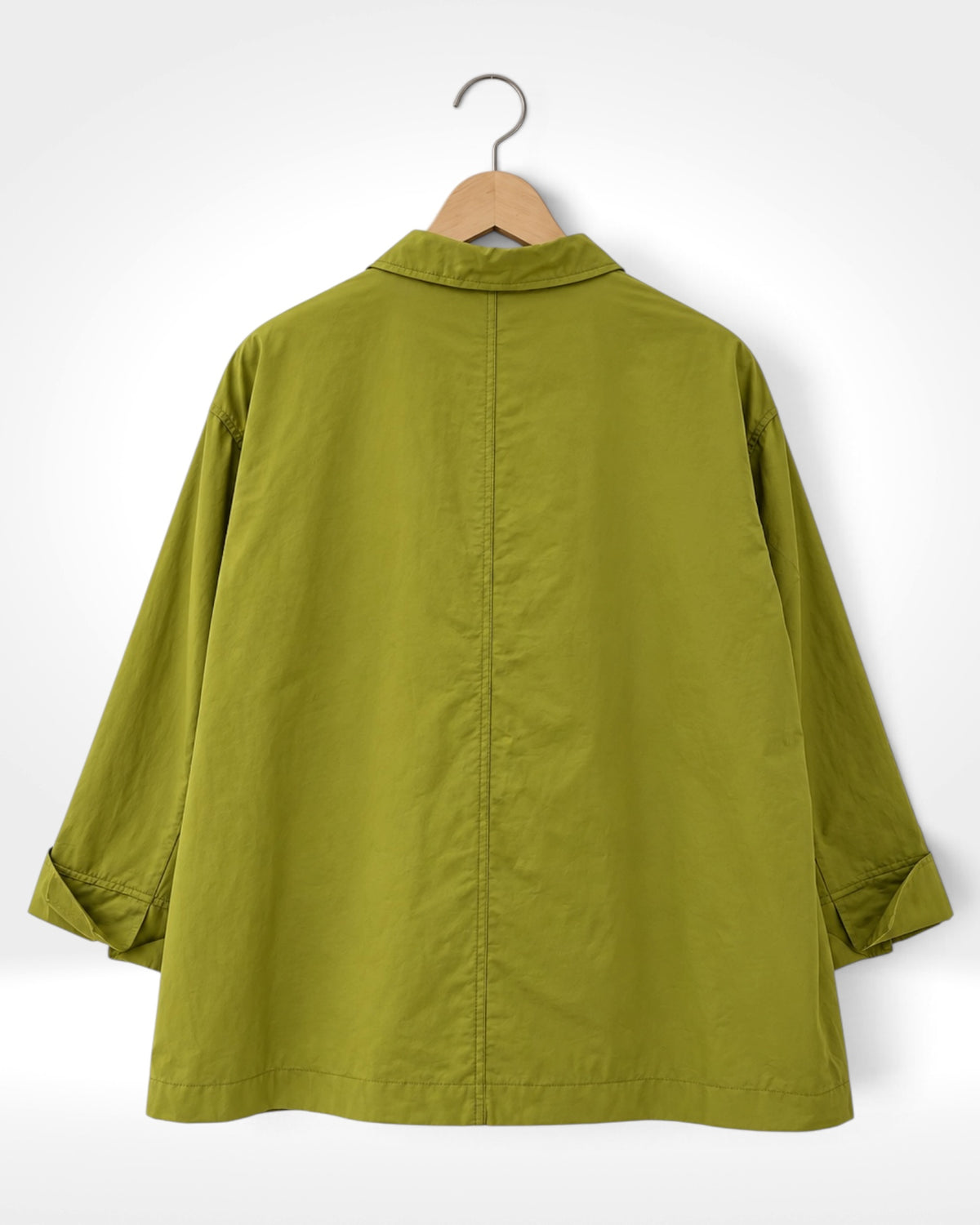 Olive Cotton Utility Jacket (Bella Blue)