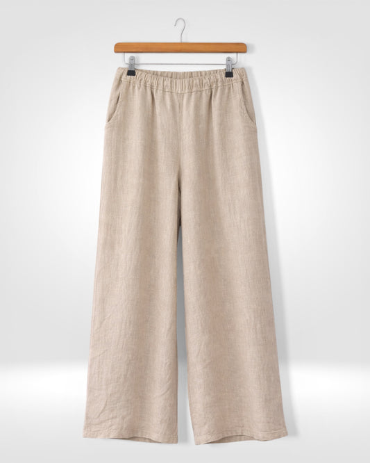 Linen Wide Leg Trousers