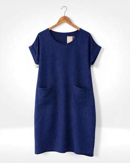 Relaxed Pocket Midi Dress