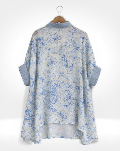 Chemise en chambray Azure Bloom Flow