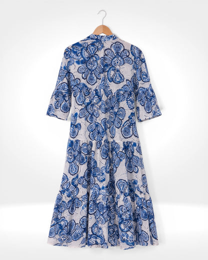 Embroidered Anglaise Tiered Dress