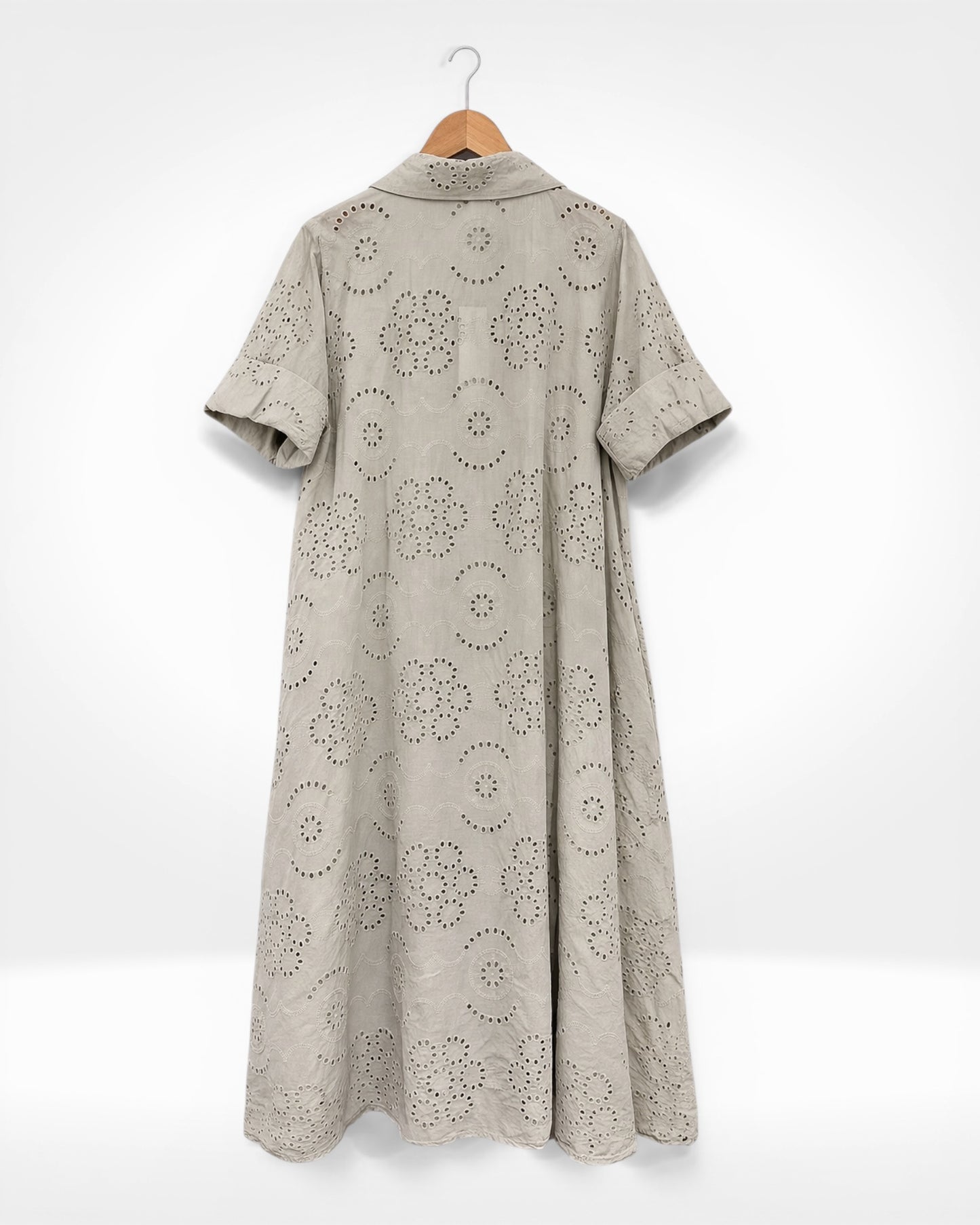 Hemdblusenkleid aus Broderie Anglaise